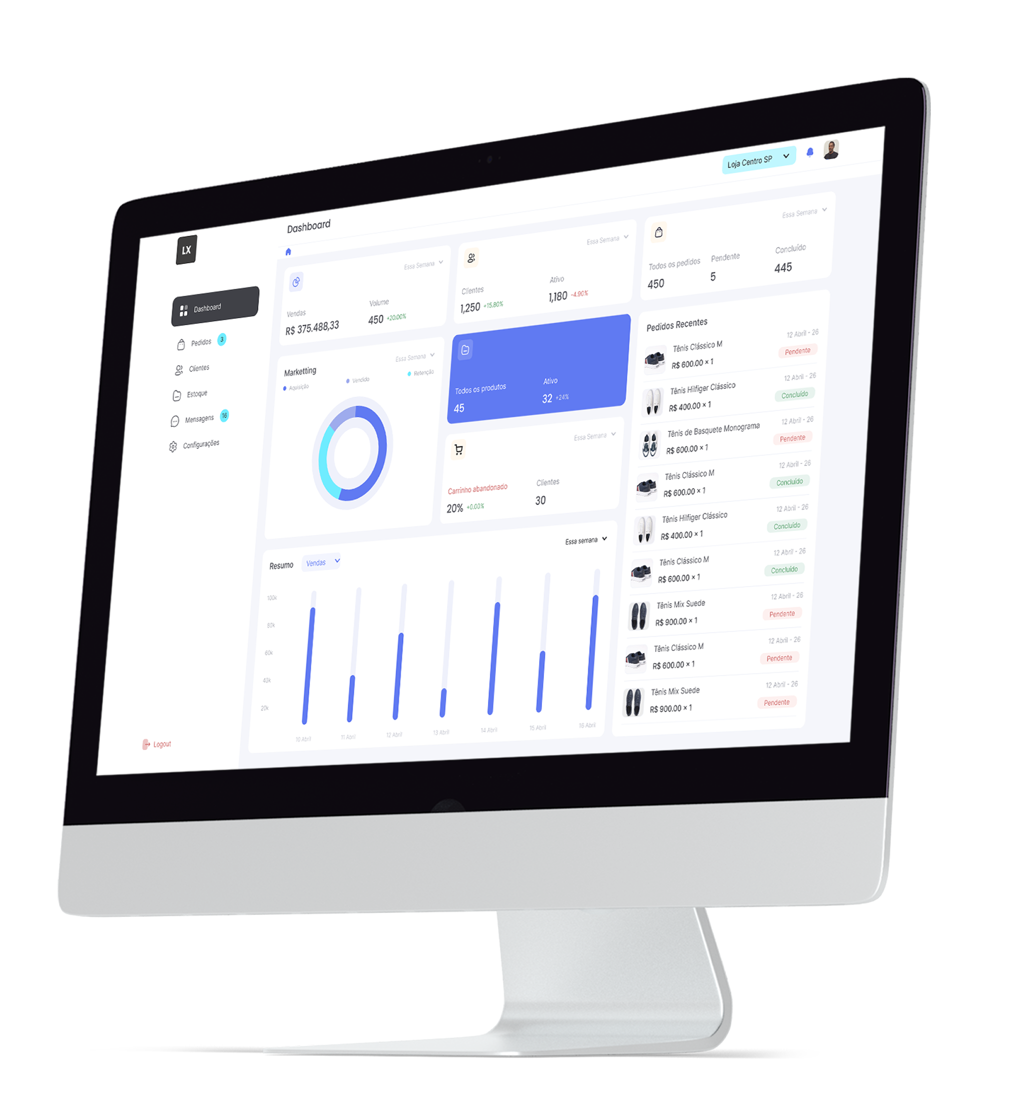 Dashboard Mockup